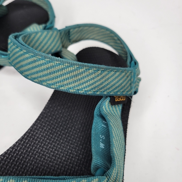 TEVA Women's Original Universal Sandal, Candy Stripe Deep Lake Size 11 - Picture 4 of 10